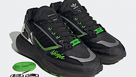 Tenisky Adidas a motorky Kawasaki Ninja