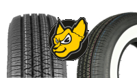 Kontio White PAW Classic 185/80 R13 90S Oldtimer 70MM WW
