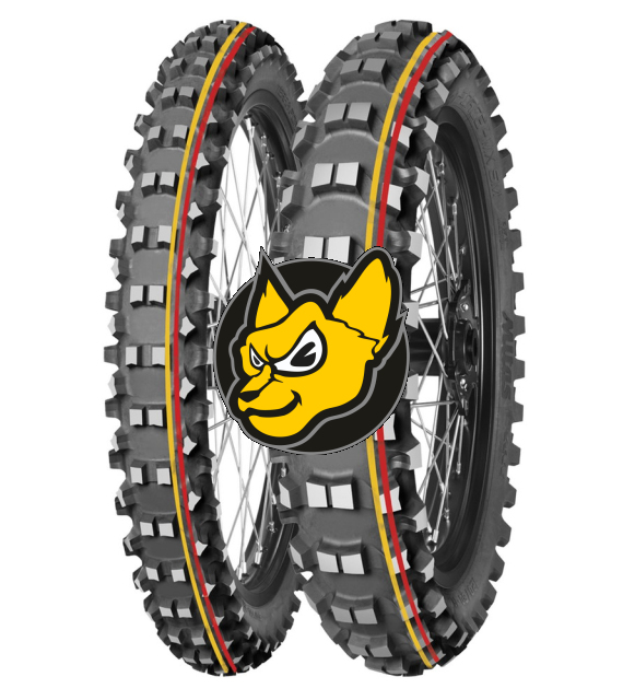 Mitas Terra Force-mx SM Soft Medium Terrain 80/100-21 TT 51M �erven� + �lut� Prou�ek
