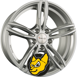 AVUS Racing AC-MB3 Hyper Silver 8.00 x 18 ET 43.00 5x120 hyper stbrn